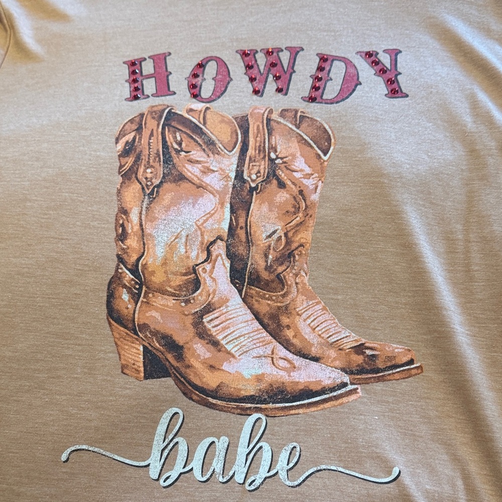 Oak & Trellis Soft Tan Graphic Tee - Neutral Tan - Picture 4 of 5